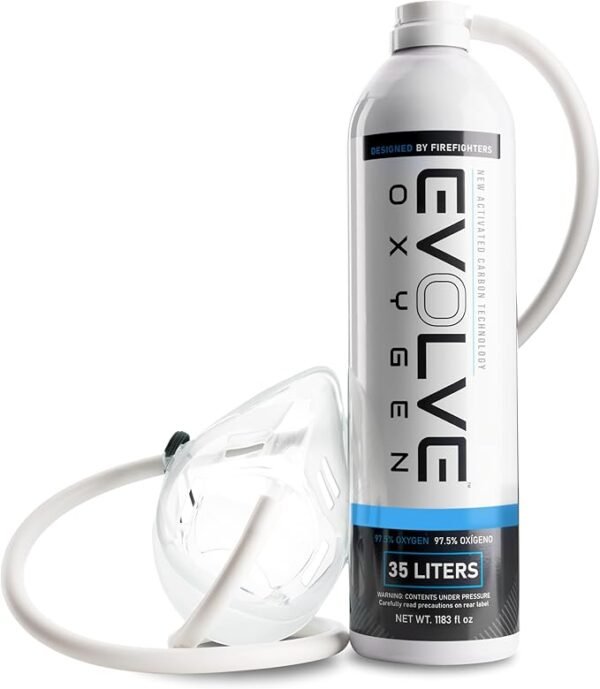 EVOLVE 35-Liter Pure Oxygen Canister with Mask and Tube